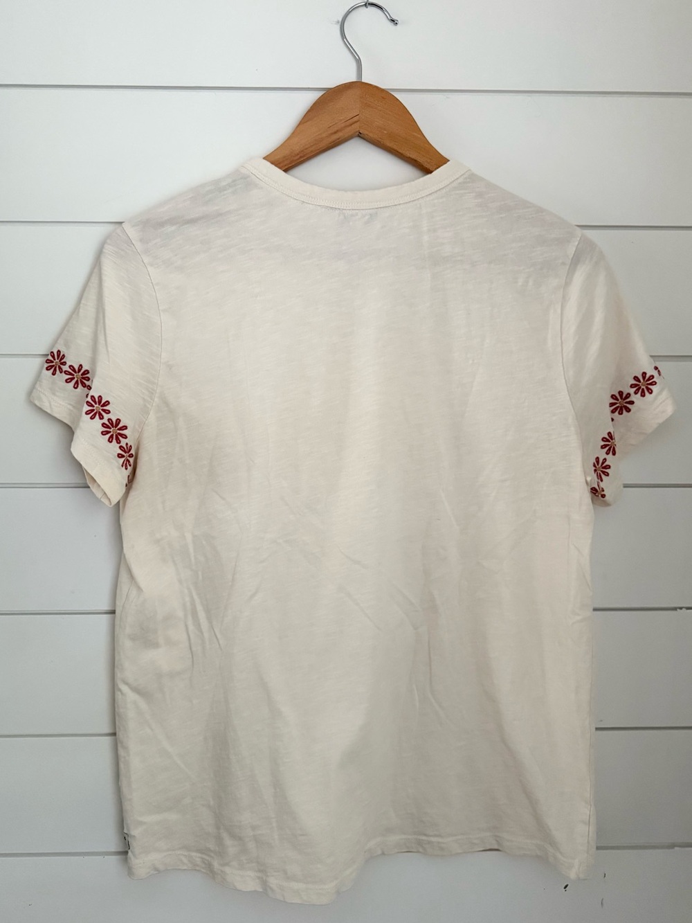 Toad & Co Orgainic Cotton Embroidered Tee - Picture 3 of 12